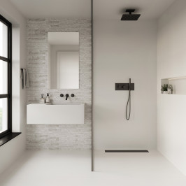 Keramische wandtegel | 120x240 cm | Ultimate White