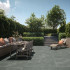 Keramische terrastegel | 59.5x59.5 cm | Belgian Bluestone Black