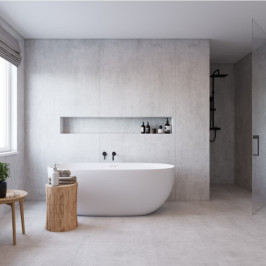 Keramische wandtegel | 120x240 cm | Ultimate Crete