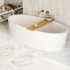 Polished ceramic tile | 60x120 cm | Calacatta White Poli