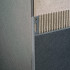 Profile | 1x270 cm | L-Profile Alu Powder Coated Cement Grey Relief 