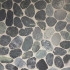 40x40 cm | Palm Beach Pebbles Black