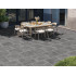 Ceramic terrace Tile | 60x60 cm | Pierre Antique Noir 