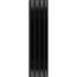 Ceramic wall tile | 5x20 cm | Mundano Charcoal Edge Decor Glossy