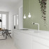 Ceramic wall tile | 5x20 cm | Mundano Olive Round Decor Matt