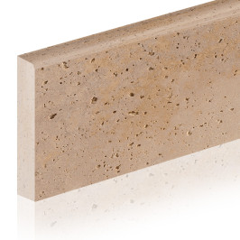 Natuursteen plint | 8x60 cm | Flanders Travertin Light