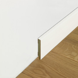 MDF plint | 7x244 cm | Gelakte plint Wit