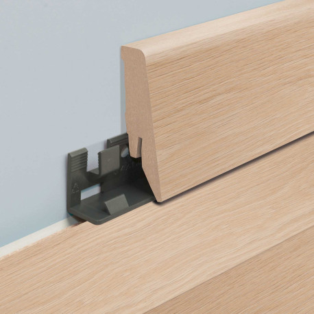 Laminate skirting boards | 5.8x240 cm | Lammut Oak Natural