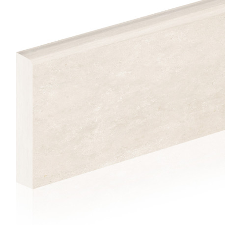 Ceramic skirting boards | 8x60 cm | Stone Edge Ivory