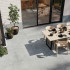 Keramische terrastegel | 90x90 cm | Tilestone Betontec Grey