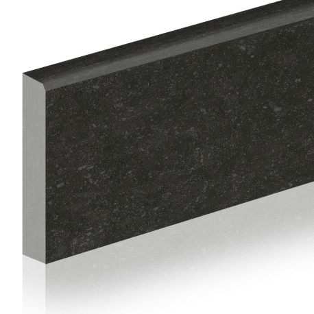 Ceramic skirting boards | 8x60 cm | Pierre d' Ardenne Noir
