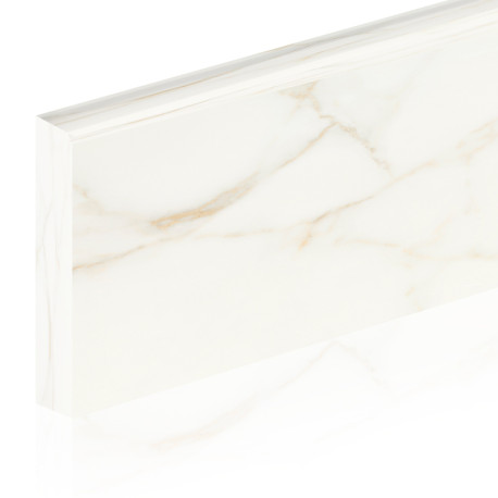 Ceramic skirting boards | 7x120 cm | Marmi Oro Bianco