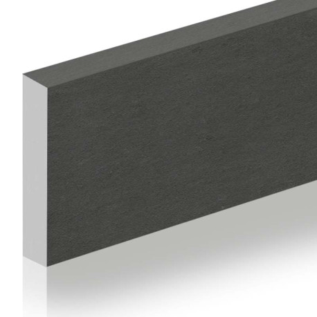Natuursteen plint | 7x60 cm | Black Slate