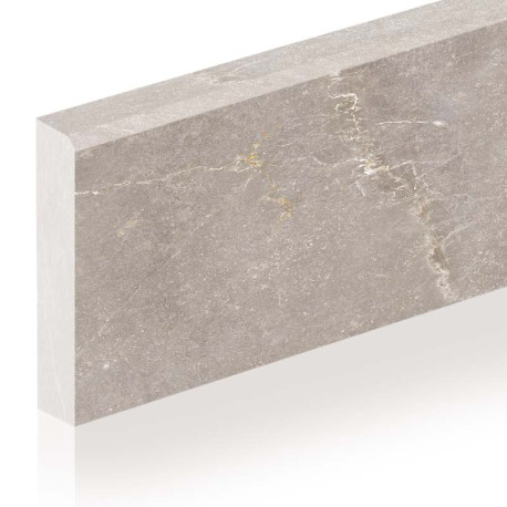 Ceramic skirting boards | 8x90 cm | Bleuemix Taupe Soft