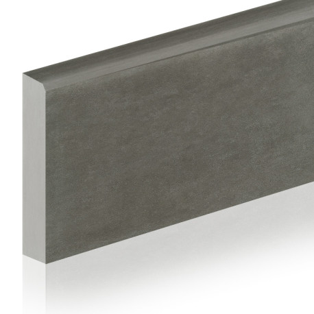 Ceramic skirting boards | 8x80 cm | Stone Edge Basalt