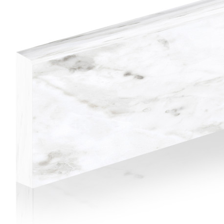 Ceramic skirting boards | 7x120 cm | Ultimate Carrara