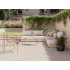 Keramische terrastegel | 80x80 cm | Globe Bone