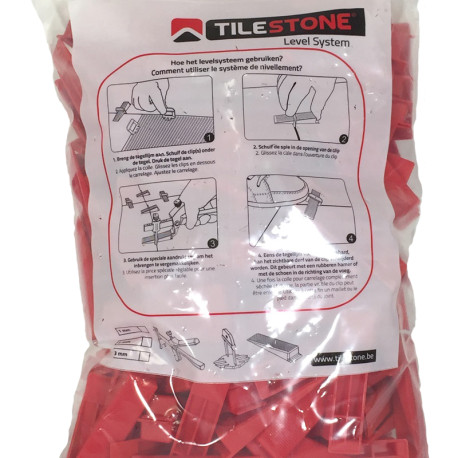 Accessories | 1x1 cm | Tilestone Level System Pegs 250pcs
