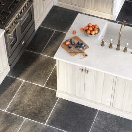 Natuursteen tegel | 60x60 cm | Belgian Bluestone, Geschuurd