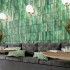 Ceramic wall tile | 5x25 cm | DNA Enamel Moss