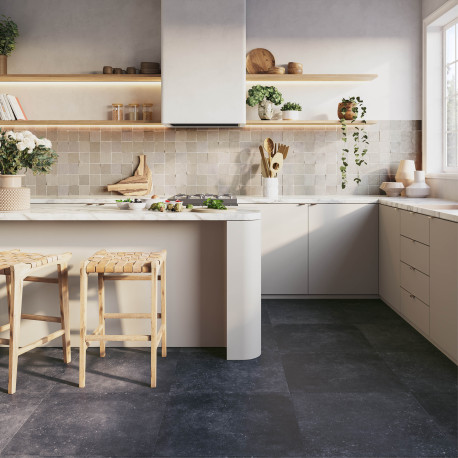 Ceramic floor and wall tile | 60x60 cm | Tilestone Condroz Anthracite