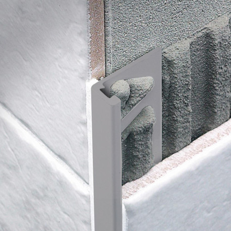 Profile | 0.8x270 cm | L-Profile Pvc Cement Grey