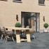 Keramische terrastegel | 80x80 cm | Tilestone Belga Nero