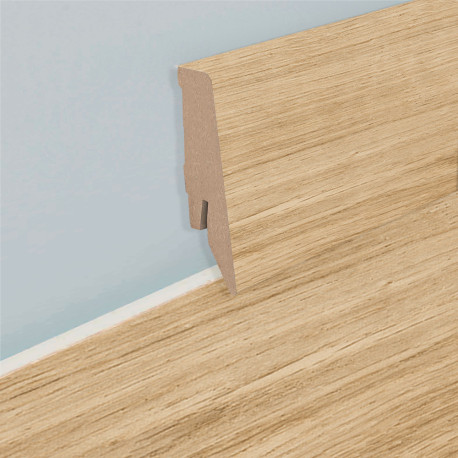 Laminate skirting boards | 5.8x240 cm | Q-Click Ontario Natural