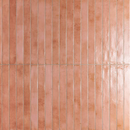 Keramische wandtegel | 4.8x45 cm | Colors Salmon