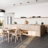 Ceramic floor and wall tile | 60x90 cm | Pierre Antique Noir