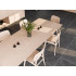 Ceramic floor and wall tile | 60x90 cm | Pierre Antique Noir
