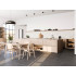 Ceramic floor and wall tile | 60x90 cm | Pierre Antique Noir