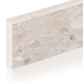 Ceramic skirting boards | 7x90 cm | Tilestone Vivata Ceppo Ivory
