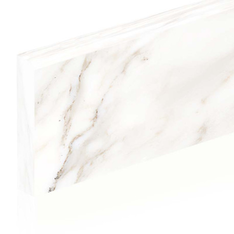 Ceramic skirting boards | 7x120 cm | Tilestone Carrara Dorato