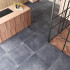 Ceramic floor and wall tile | 80x80 cm | Tilestone Condroz Anthracite