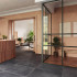 Ceramic floor and wall tile | 80x80 cm | Tilestone Condroz Anthracite