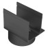 Accessories | 6.5x15 cm | Pvc Drain Connector Vertical spout 75mm 