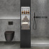 Kunststof Wandpaneel | 90x260 cm | Dumawall Dark Grey XL