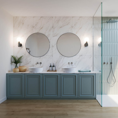 Gepolijste keramische tegel | 60x120 cm | Tilestone Carrara Dorato