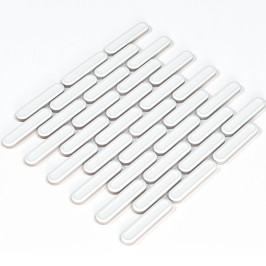 Mozaïek op net | 30x30 cm | Capsule White