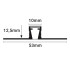 Profile | 0.5x270 cm | Movement Joint Dark Beige