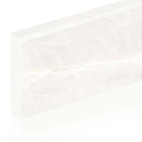 Ceramic skirting boards | 7x120 cm | Brasilia White