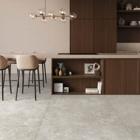 Keramische vloer- en wandtegel | 120x120 cm | Glamstone Grey 