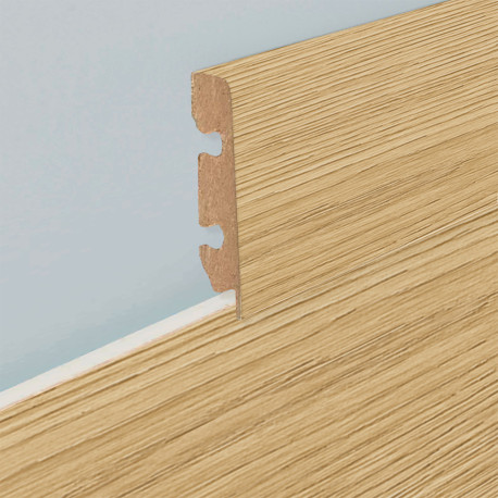 Laminate skirting boards | 5.8x240 cm | Q-Click Westwood Honey