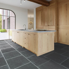 keramische vloertegel, vloertegels, donkergrijs-antraciet, imitatie natuursteen blauwe steen, tilestone,