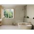 Ceramic floor and wall tile | 80x80 cm | Tilestone Stone Edge Ivory